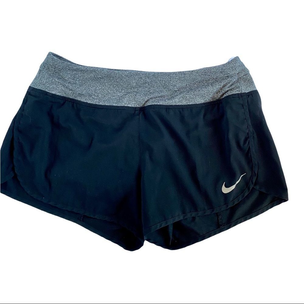 Nike Running Shorts Black with Grey Waist